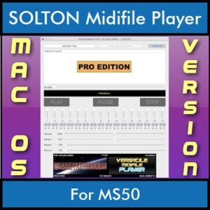 VERSATILE MIDIFILE PLAYER By PK PROFESSIONAL EDITION V 1  - FOR MAC - COMPUTER for SOLTON MS50 in MID format