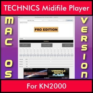 VERSATILE MIDIFILE PLAYER By PK PROFESSIONAL EDITION V 1  - FOR MAC - COMPUTER for TECHNICS KN2000 in MID format