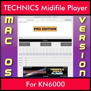 VERSATILE MIDIFILE PLAYER By PK PROFESSIONAL EDITION V 1  - FOR MAC - COMPUTER for TECHNICS KN6000 in MID format