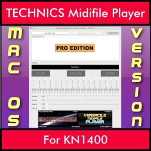 VERSATILE MIDIFILE PLAYER By PK PROFESSIONAL EDITION V 1  - FOR MAC - COMPUTER for TECHNICS KN1400 in MID format