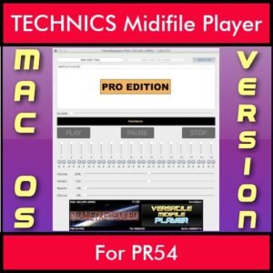 VERSATILE MIDIFILE PLAYER By PK PROFESSIONAL EDITION V 1  - FOR MAC - COMPUTER for TECHNICS PR54 in MID format