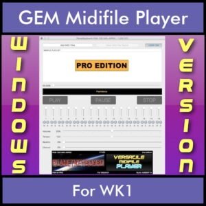 VERSATILE MIDIFILE PLAYER By PK PROFESSIONAL EDITION V 1  - FOR PC - COMPUTER for GEM WK1 in MID format