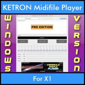 VERSATILE MIDIFILE PLAYER By PK PROFESSIONAL EDITION V 1  - FOR PC - COMPUTER for KETRON X1 in MID format