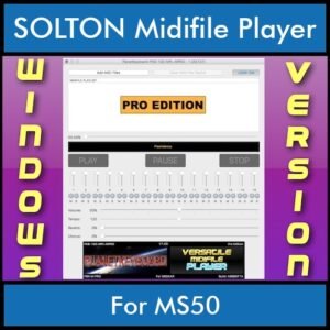 VERSATILE MIDIFILE PLAYER By PK PROFESSIONAL EDITION V 1  - FOR PC - COMPUTER for SOLTON MS50 in MID format