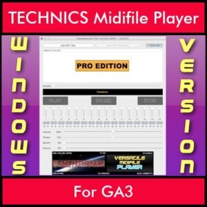 VERSATILE MIDIFILE PLAYER By PK PROFESSIONAL EDITION V 1  - FOR PC - COMPUTER for TECHNICS GA3 in MID format