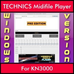 VERSATILE MIDIFILE PLAYER By PK PROFESSIONAL EDITION V 1  - FOR PC - COMPUTER for TECHNICS KN3000 in MID format