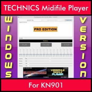 VERSATILE MIDIFILE PLAYER By PK PROFESSIONAL EDITION V 1  - FOR PC - COMPUTER for TECHNICS KN901 in MID format