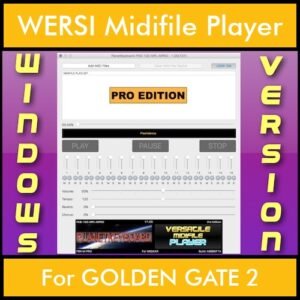 VERSATILE MIDIFILE PLAYER By PK PROFESSIONAL EDITION V 1  - FOR PC - COMPUTER for WERSI GOLDEN GATE 2 in MID format