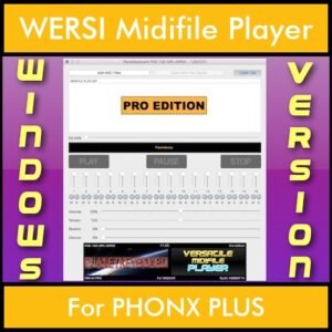 VERSATILE MIDIFILE PLAYER By PK PROFESSIONAL EDITION V 1  - FOR PC - COMPUTER for WERSI PHONX PLUS in MID format