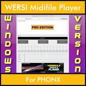 VERSATILE MIDIFILE PLAYER By PK PROFESSIONAL EDITION V 1  - FOR PC - COMPUTER for WERSI PHONX in MID format