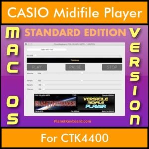 VERSATILE MIDIFILE PLAYER By PK STANDARD EDITION V 1  - FOR MAC - COMPUTER for CASIO CTK4400 in MID format