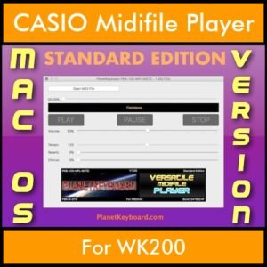 VERSATILE MIDIFILE PLAYER By PK STANDARD EDITION V 1  - FOR MAC - COMPUTER for CASIO WK200 in MID format