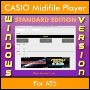 VERSATILE MIDIFILE PLAYER By PK STANDARD EDITION V 1  - FOR PC - COMPUTER for CASIO AT5 in MID format