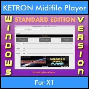 VERSATILE MIDIFILE PLAYER By PK STANDARD EDITION V 1  - FOR PC - COMPUTER for KETRON X1 in MID format