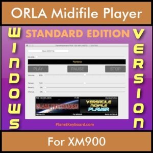 VERSATILE MIDIFILE PLAYER By PK STANDARD EDITION V 1  - FOR PC - COMPUTER for ORLA XM900 in MID format