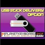 USB STICK Delivery Option - Your Keyboard Styles Order Delivered WorldWide on USB Stick